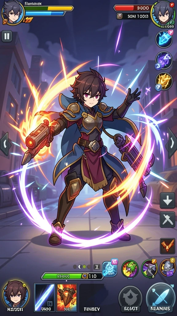 Tampilan antarmuka game yang menarik dan intuitif.