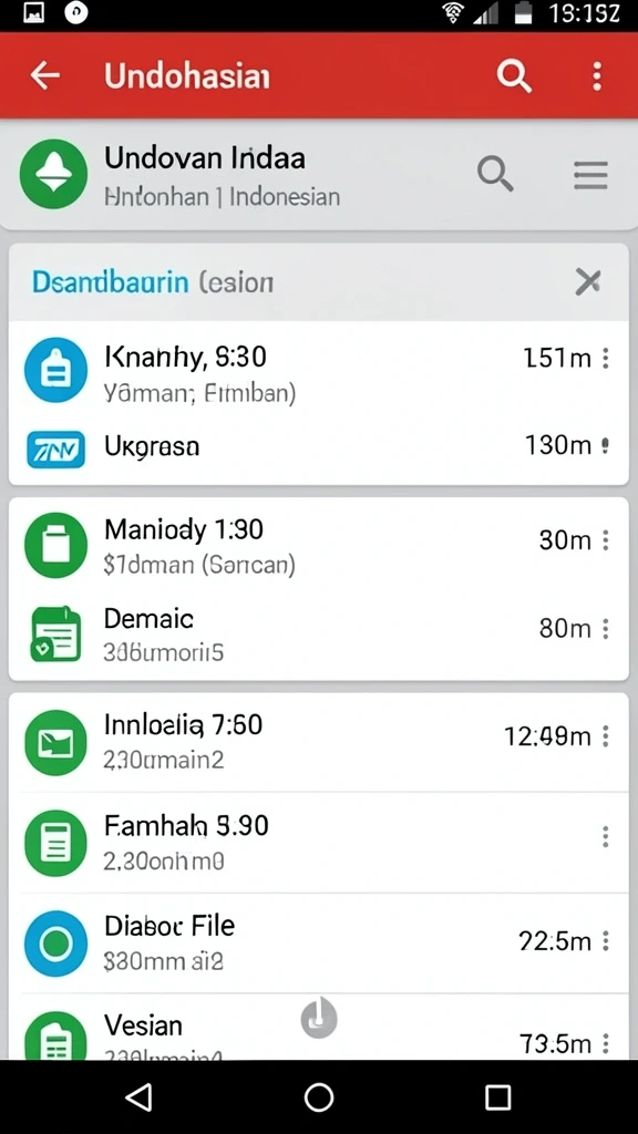 Tampilan beranda aplikasi yang menarik dan mudah digunakan.