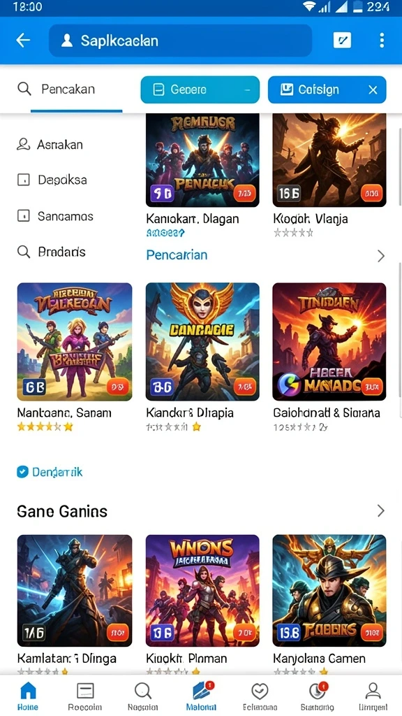 Tampilan antarmuka yang menarik dan mudah digunakan.