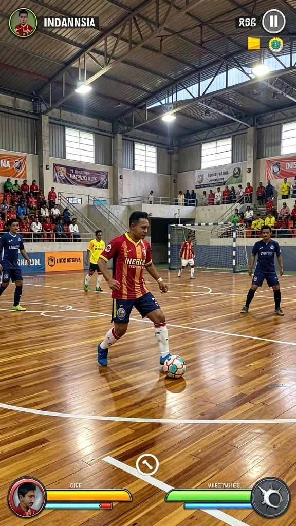 Mode multiplayer yang memungkinkan bersaing dengan teman.
