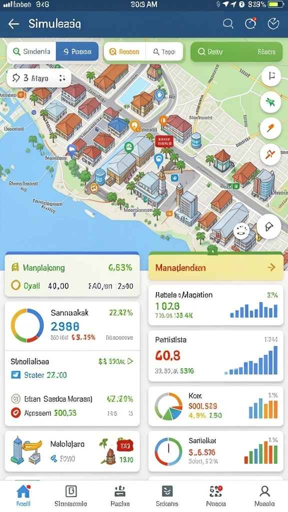 Tampilan awal aplikasi yang menarik dan mudah digunakan.