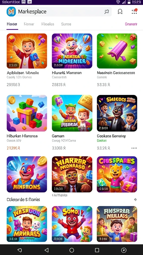 Level yang penuh warna dan tantangan seru.