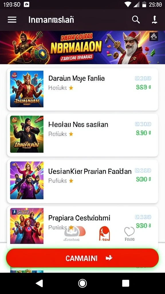 Menu kustomisasi yang intuitif dan mudah digunakan.