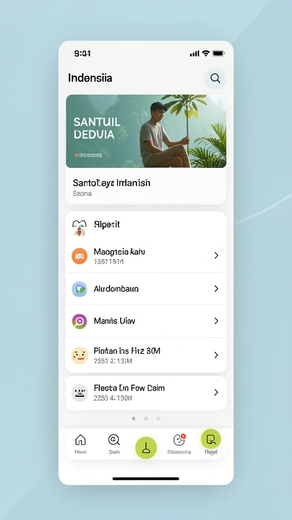 Antarmuka pengguna yang intuitif dan menarik.