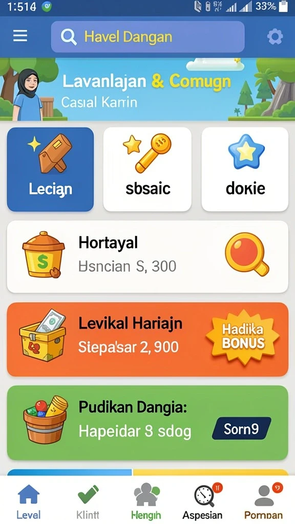 Tampilan awal permainan 9SL yang menarik.