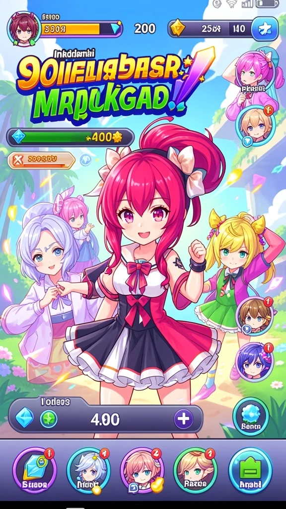Screenshot A777GAME menampilkan karakter utama dalam aksi.