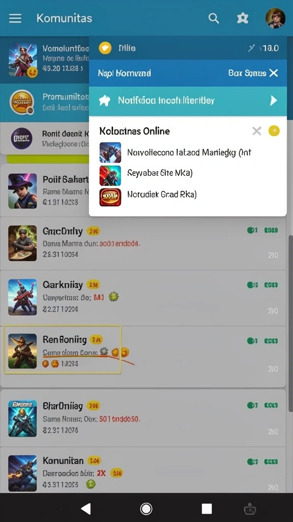 Screenshot A777GAME memperlihatkan antarmuka pengguna yang intuitif.