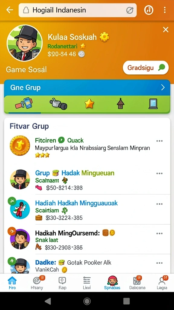 Berbagai mode permainan yang bisa dipilih sesuai selera.