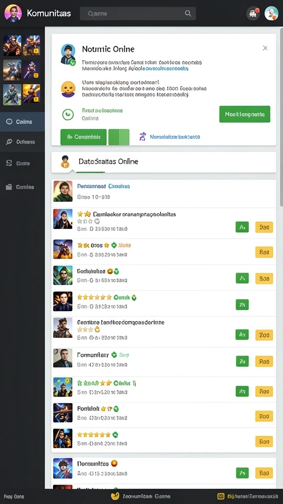 Berbagai karakter menarik untuk dipilih.