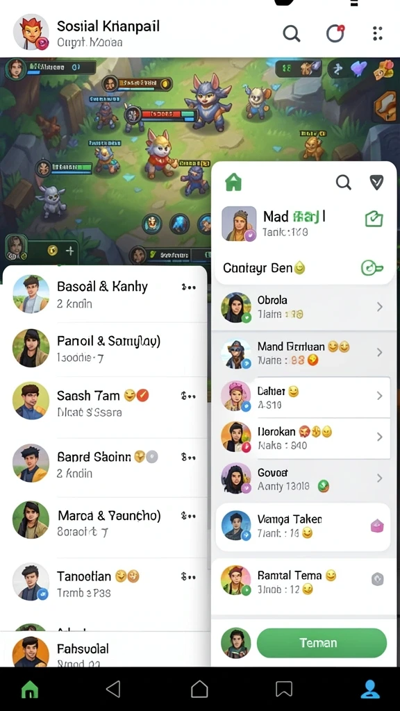 Screenshot aplikasi BUAYA138 menampilkan aksi seru karakter dalam permainan.