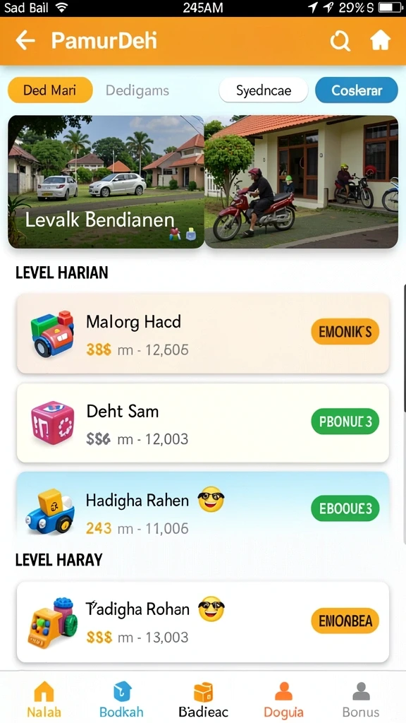 Karakter-karakter unik dengan kemampuan berbeda.