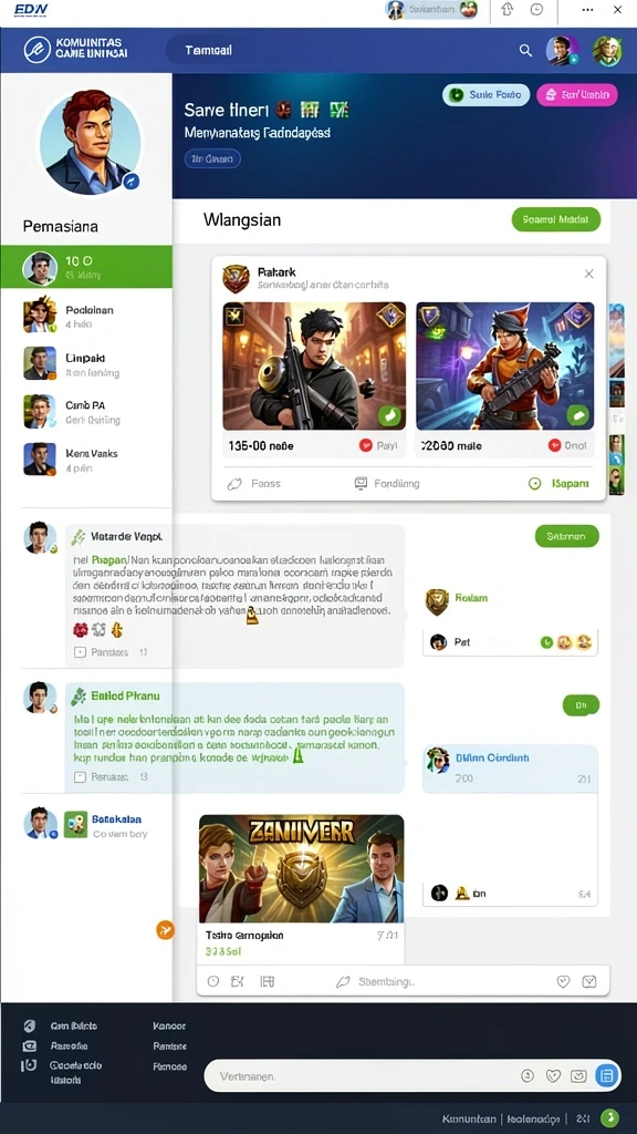 Tampilan utama game DAYA4D yang menarik.