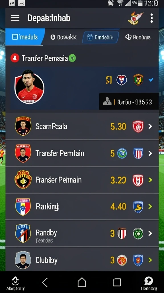 Fitur chat untuk berinteraksi dengan pemain lain.