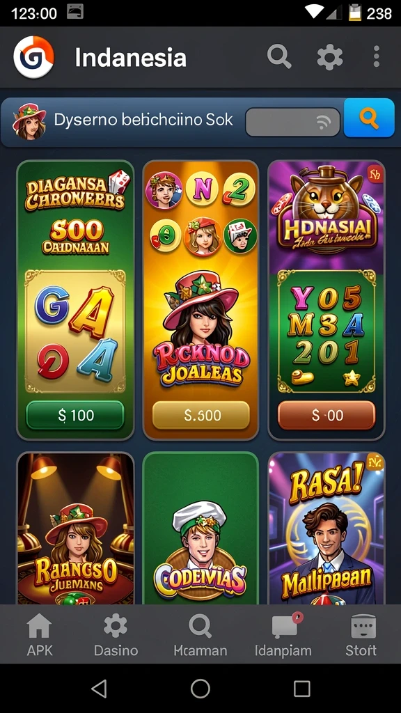 Tampilan awal GOCAP123 yang menarik dan penuh warna.