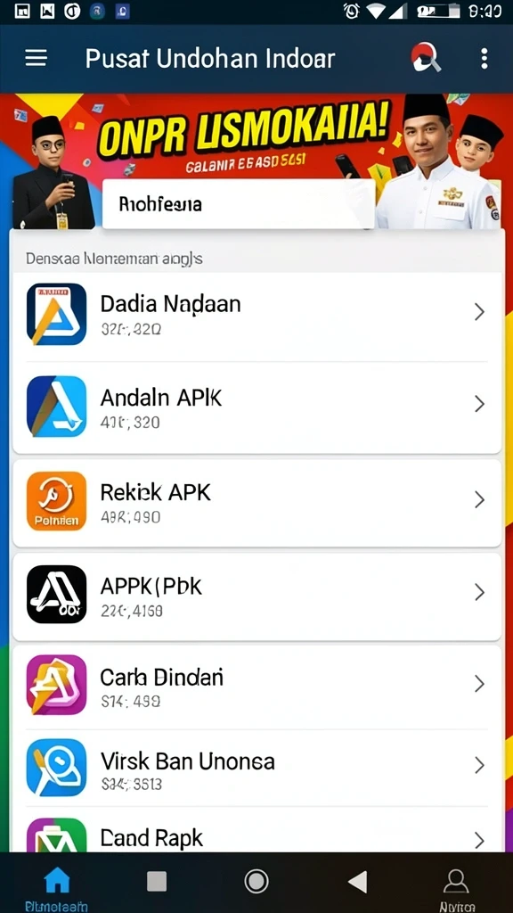 Screenshot menunjukkan salah satu karakter unik di GOGOREJEKI.