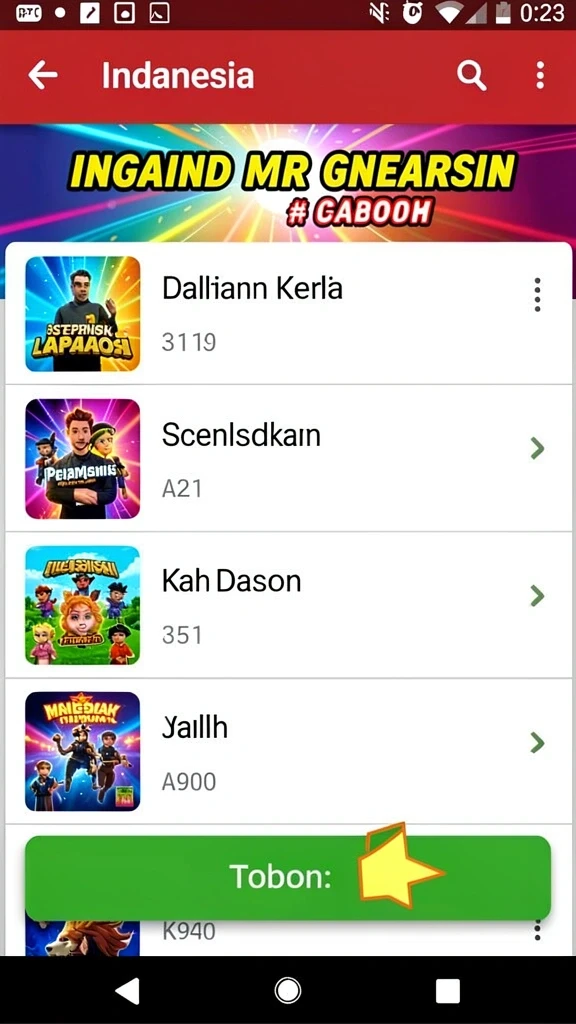 Beragam pilihan tema slot yang menghibur.