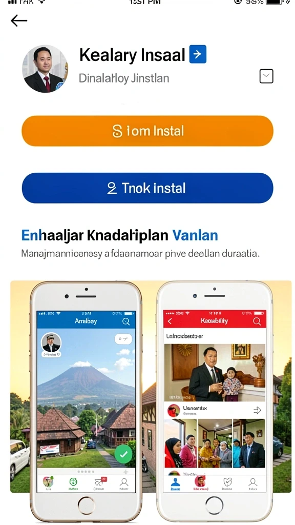 Tampilan antarmuka yang user-friendly.