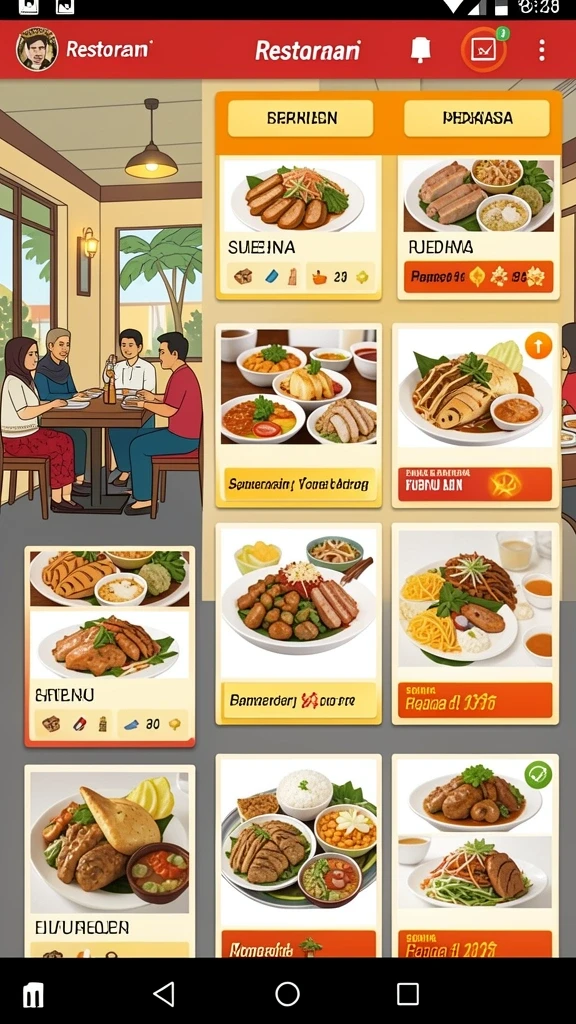 Ragam pilihan karakter yang unik dan menarik.