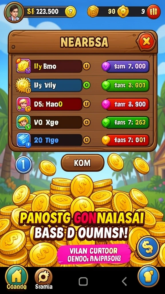 Antarmuka pengguna yang intuitif dan menarik.