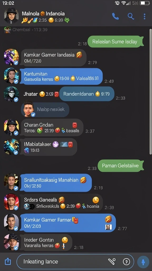 Momen seru dalam gameplay multiplayer bersama teman-teman.