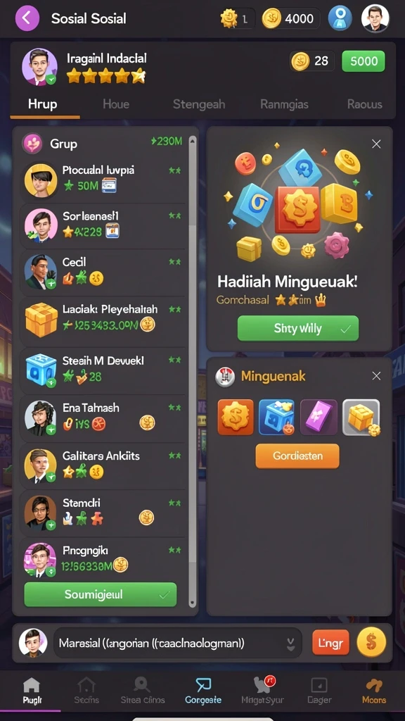 Tampilan antarmuka yang intuitif dan mudah digunakan.