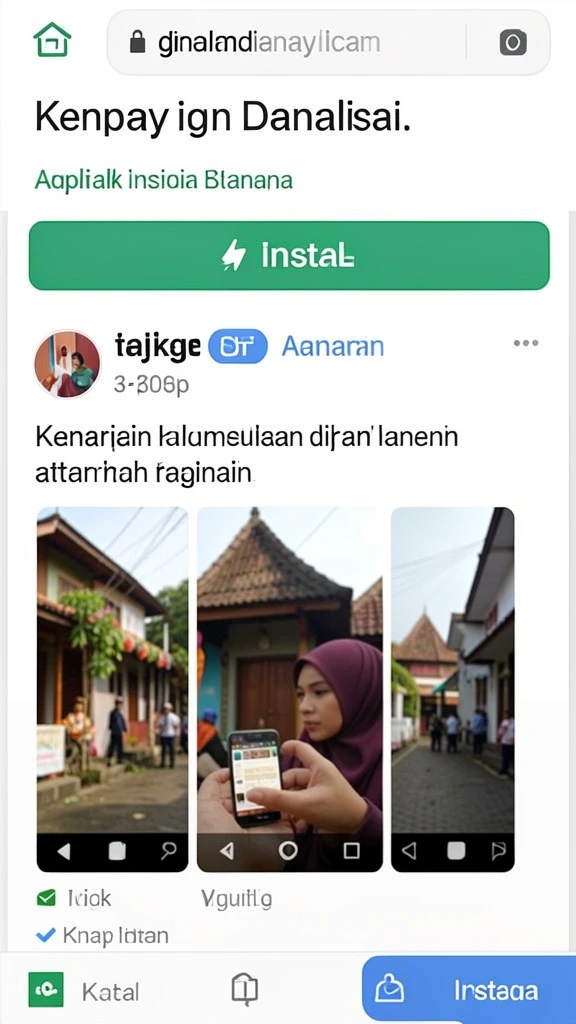 Tampilan antarmuka yang intuitif dan menarik.