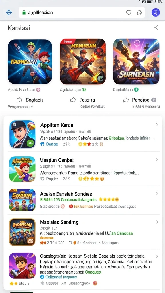 Tampilan antarmuka yang menarik dan ramah pengguna.