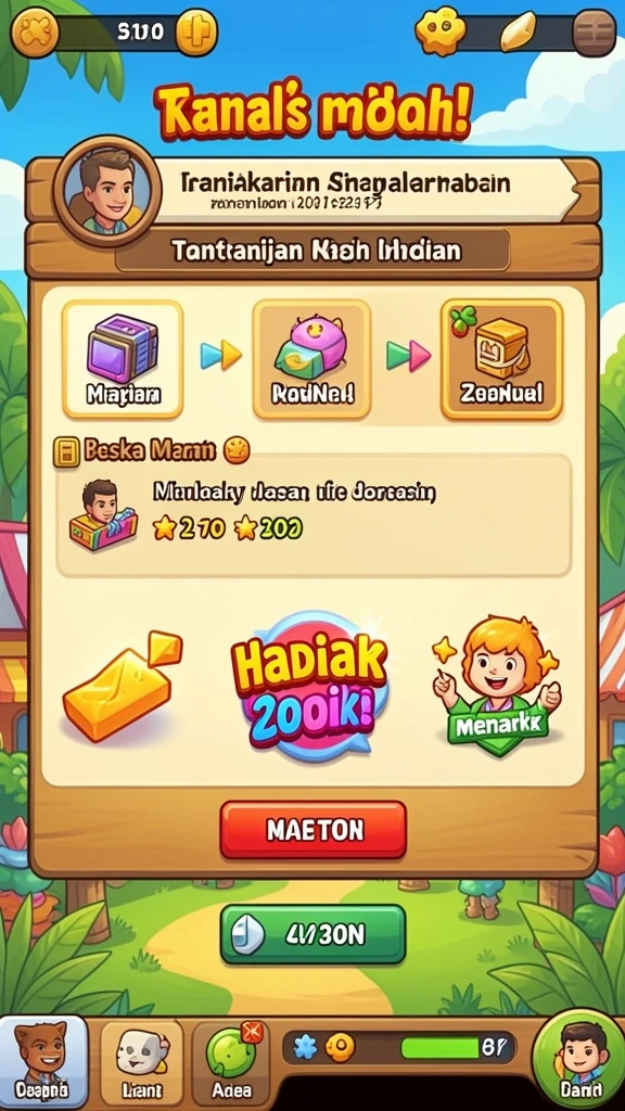 Tampilan utama aplikasi PGTOTO yang user-friendly.