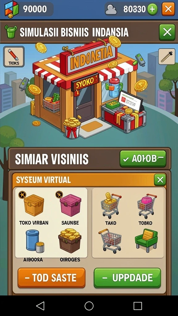 Tampilan antarmuka yang menarik dan user-friendly.