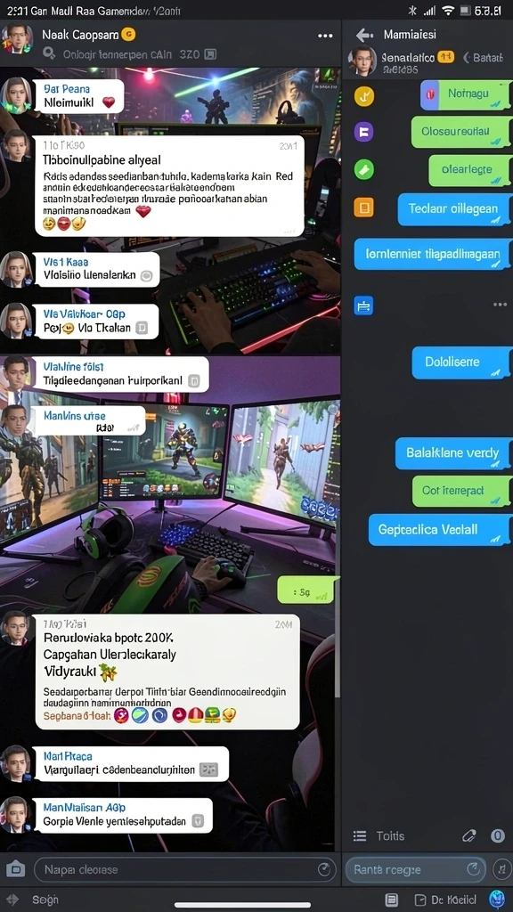 Tangkapan layar pertama: Menampilkan antarmuka utama game PP7.