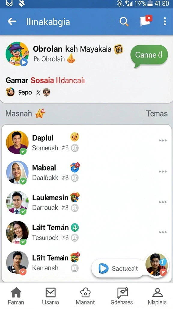 Karakter unik dengan kemampuan luar biasa.