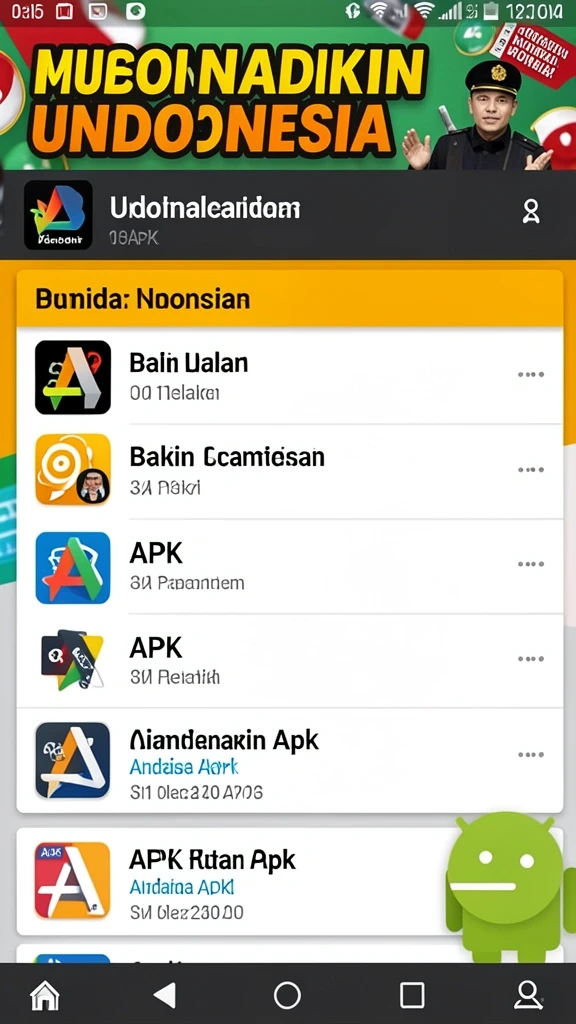 Contoh gameplay dengan level yang penuh tantangan.