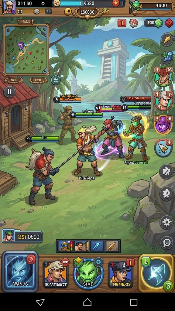 Tangkapan layar fitur multiplayer yang menarik.