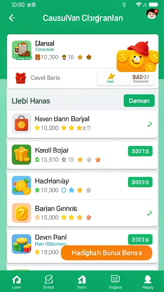 Tangkapan layar menampilkan karakter utama dalam aksi petualangan.