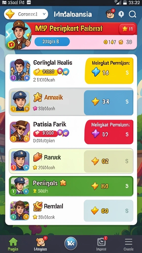 Tampilan antarmuka yang intuitif dan modern.