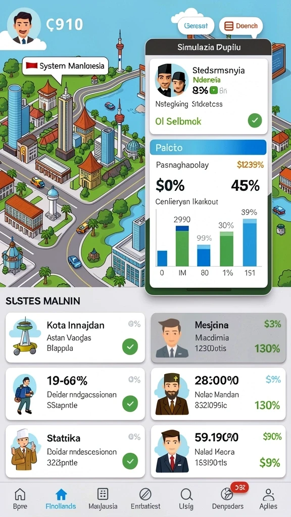 Ilustrasi momen seru dari pertempuran melawan monster.