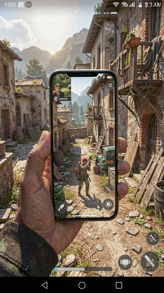 Screenshot menunjukkan mode multiplayer dengan teman.