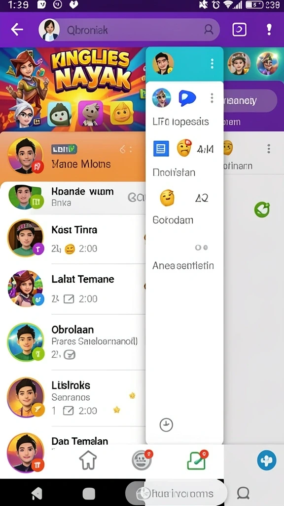 Tampilan awal permainan TOOPGWS yang menarik.
