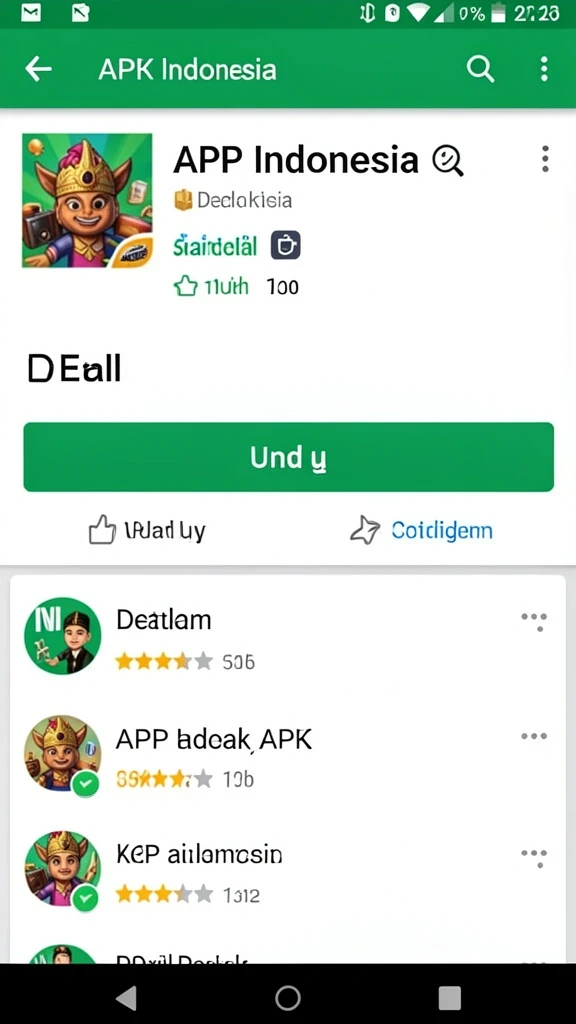 Karakter-karakter unik yang bisa dipilih pemain.
