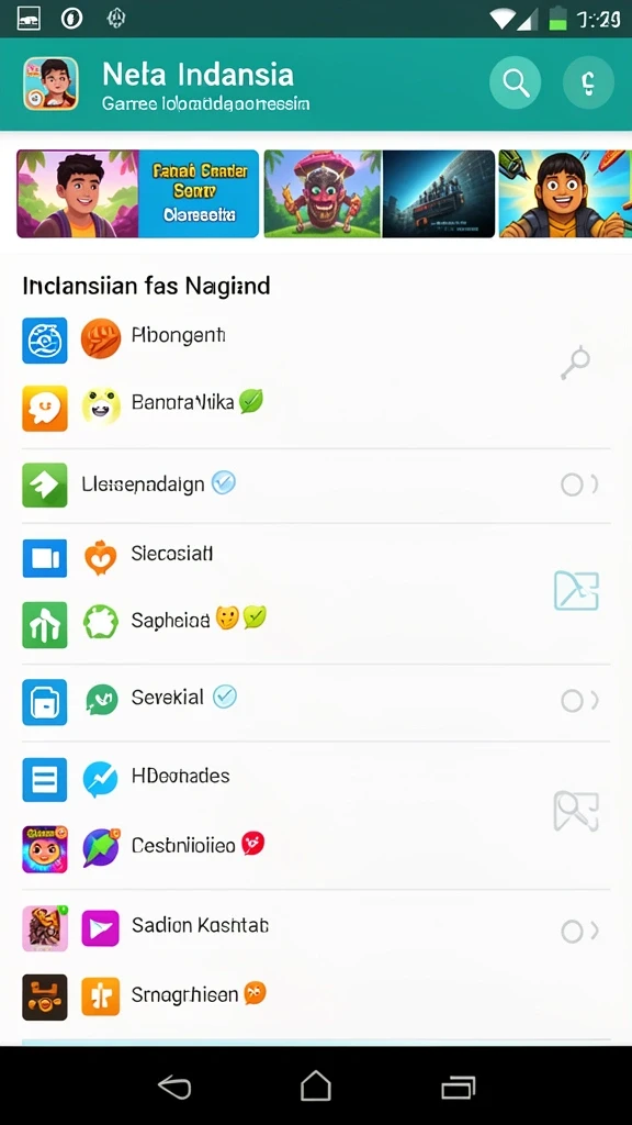 Screenshot menampilkan antarmuka permainan yang menarik.