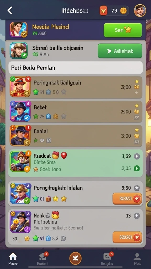 Tampilan grafis menawan yang membuat betah bermain.