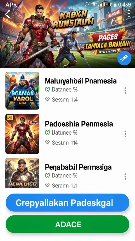 Gameplay yang adiktif dan penuh tantangan.